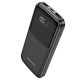 Повербанк портативний акумулятор Power bank BOROFONE BJ17 Oceanic 10000 mAh Black