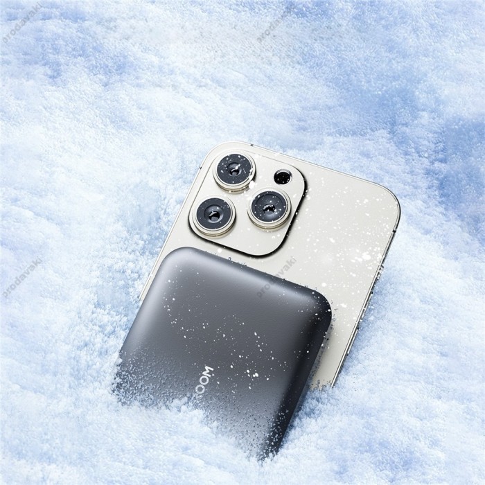 Повербанк портативний акумулятор Power bank Joyroom JR-W020 MagSafe магнітний 10000 mAh Black