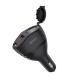 Автомобільний зарядний пристрій розгалужувач Hoco Z34 Thunder Power Cigarette Lighter Black