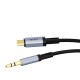AUX-адаптер WiWU Wi-C048T Legend Audio Convertor  USB-C to 3.5mm 1,5m Black