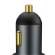 Автомобільний зарядний пристрій Baseus Share Together Fast Charge Car U U 120W Black CCBT-D0G