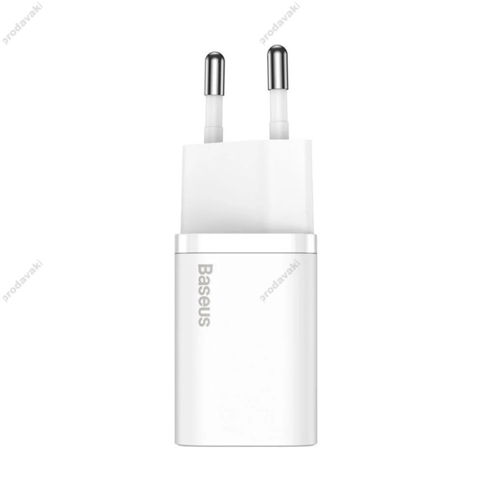 Мережевий зарядний пристрій Baseus Super Si Quick Charger 20W White CCSUP-B02