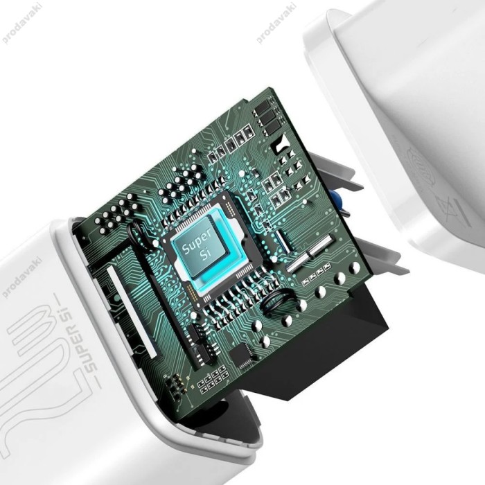 Мережевий зарядний пристрій Baseus Super Si Quick Charger 20W White CCSUP-B02
