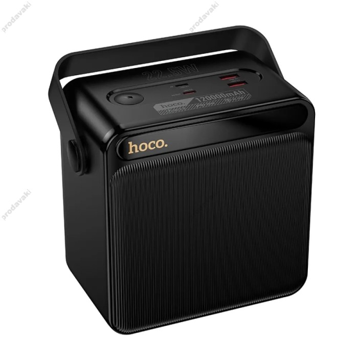 Повербанк портативний акумулятор Power bank Hoco DB101 Zeus 22.5W fully compatible 120 000mAh Black