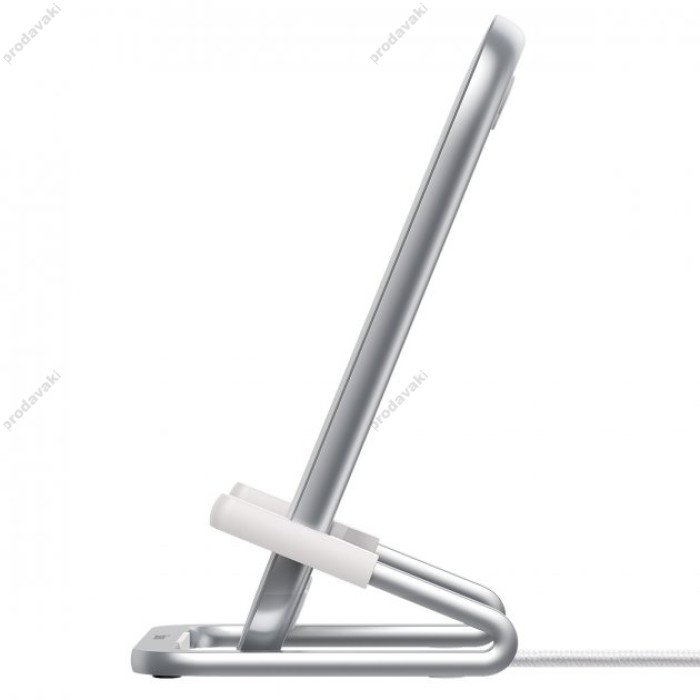Бездротова зарядка Baseus Rib Horizontal and Vertical Holder Wireless Charging 15W White (WXPG-01, WXPG-02)