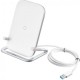 Бездротова зарядка Baseus Rib Horizontal and Vertical Holder Wireless Charging 15W White (WXPG-01, WXPG-02)