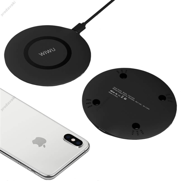 Бездротовий зарядний пристрій WiWU Wireless Charger M3 (Black)