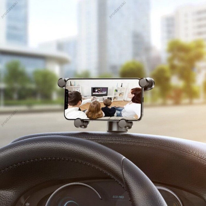 Автомобільний тримач Baseus Horizontal Screen Gravity Vehicle-mounted Holder Black SUYL-HP01