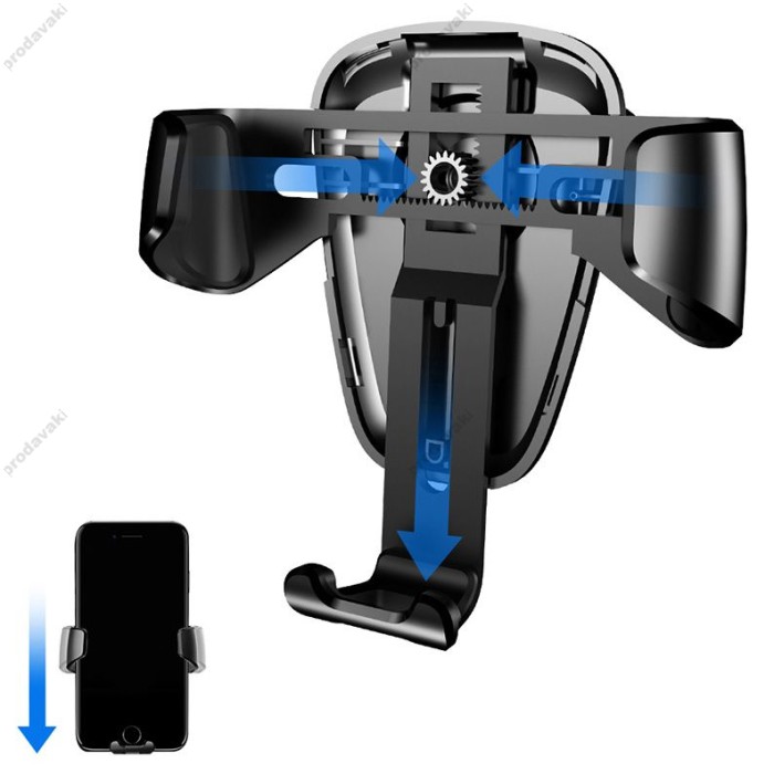 Автомобільний тримач Baseus Gravity Car Mount Black SUYL-01