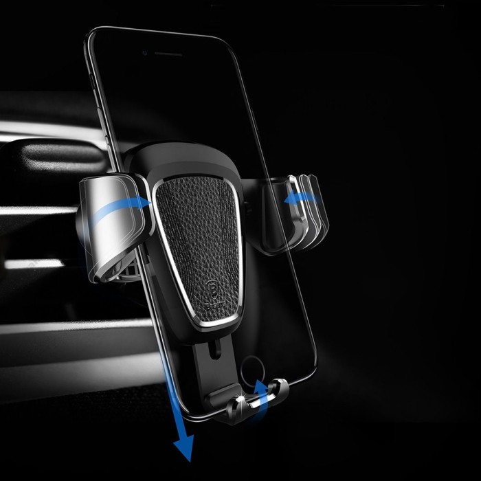 Автомобільний тримач Baseus Gravity Car Mount Black SUYL-01