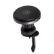 Автомобільний тримач із бездротовою зарядкою XO CX015 Magnetic car air outlet wireless charging Black