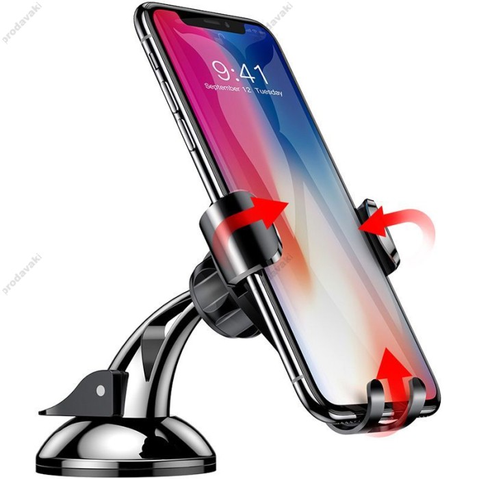 Автомобільний тримач Baseus Osculum Type Gravity Car Mount Black SUYL-XP01