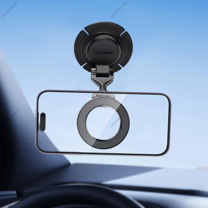 Автомобільний тримач ACEFAST D64 magnetic folding car holder Black