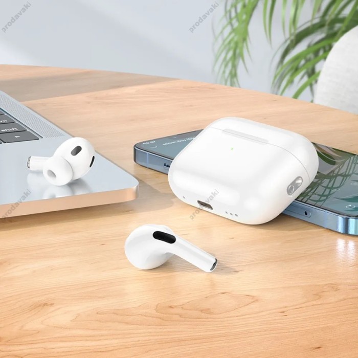 Бездротові Bluetooth навушники Borofone BW92 True wireless stereo headset BT 5.4 White