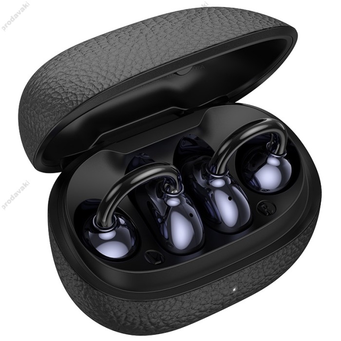 Бездротові Bluetooth навушники Hoco EA5 Duke Ⅲ clip-on true wireless headset BT 5.3 Black