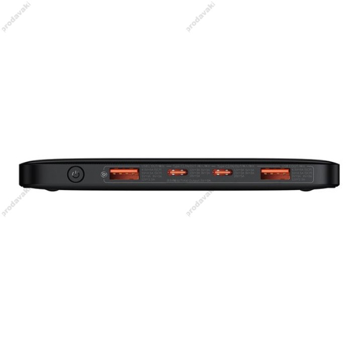 Повербанк портативний акумулятор Power bank Baseus Blade High Power Digital Display 100W 20000 mAh Black PPBL000201 / PPDGL-01