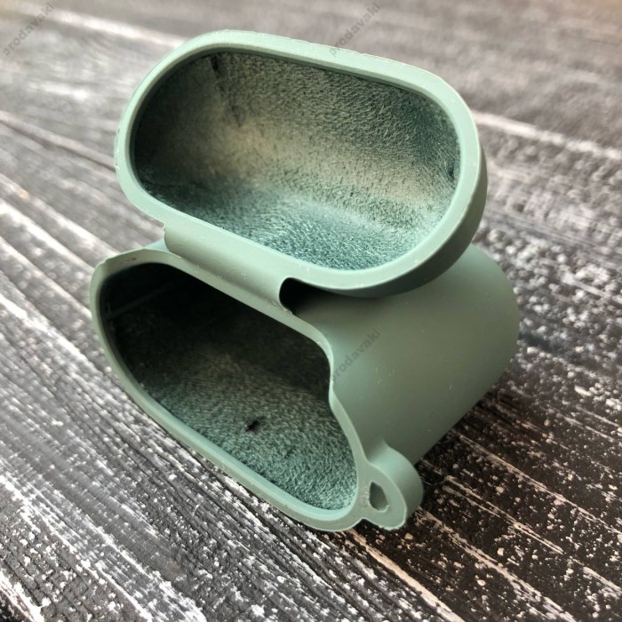 Чохол AirPods 1 / 2 Silicone Case Microfiber