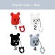 Чохол для AirPods 1/2 Bear