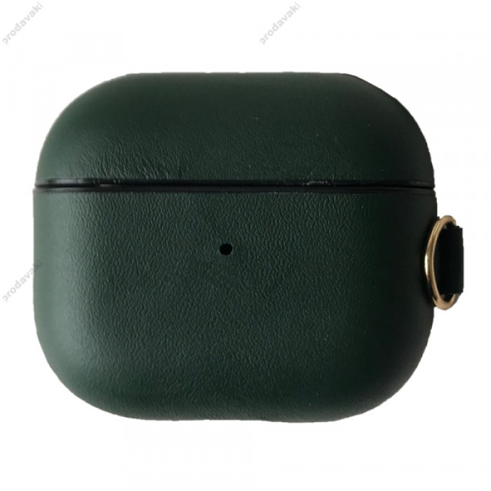 Чохол для AirPods 3 LEATHER CASE Sequoia green