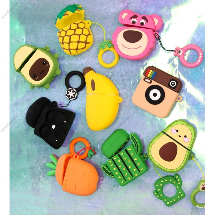 Чохол для AirPods 1 / 2 Emoji Sparcle