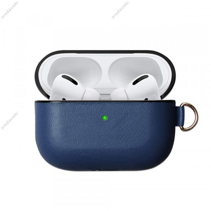 Чохол для AirPods PRO LEATHER CASE Blue
