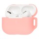 Чохол для AirPods Pro Baseus Let's Go Jelly Lanyard Case рожевий