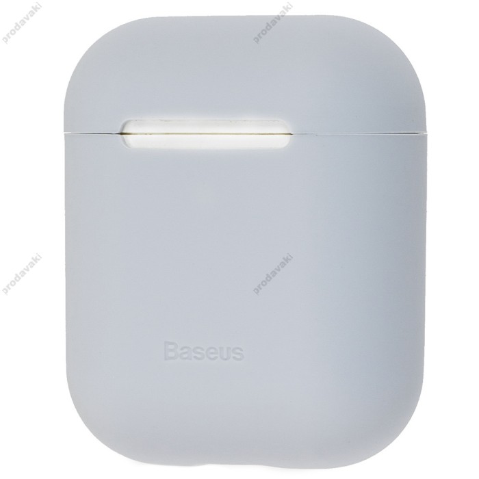 Чохол для Airpods Baseus silicone thin сірий