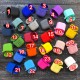 Чохол AirPods Case силіконовий 1/2 (2в1) (+карабін) тех.пак