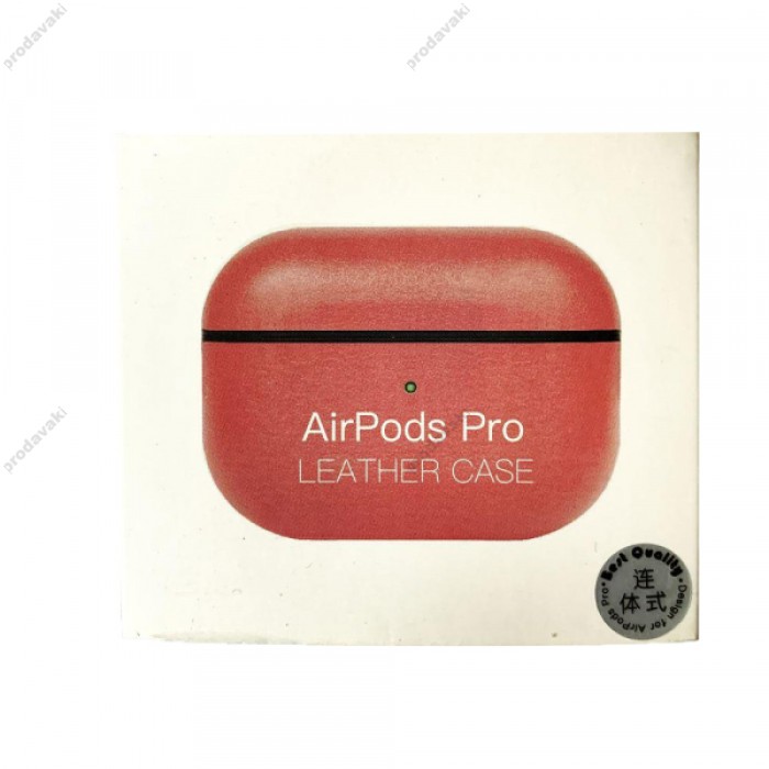 Чохол для AirPods PRO LEATHER CASE Pink sand