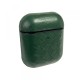 Чохол для AirPods 1/2 SHEEP LEATHER CASE WEAVING Green