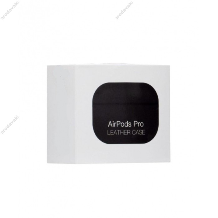 Чохол для AirPods PRO LEATHER CASE Black