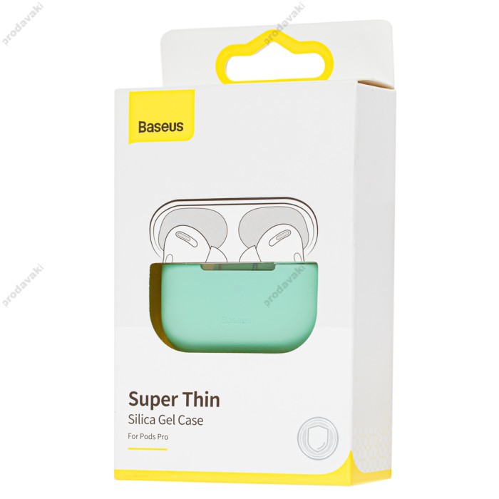 Чохол для AirPods Pro Baseus Super Thin Silica Gel Case м'ятний