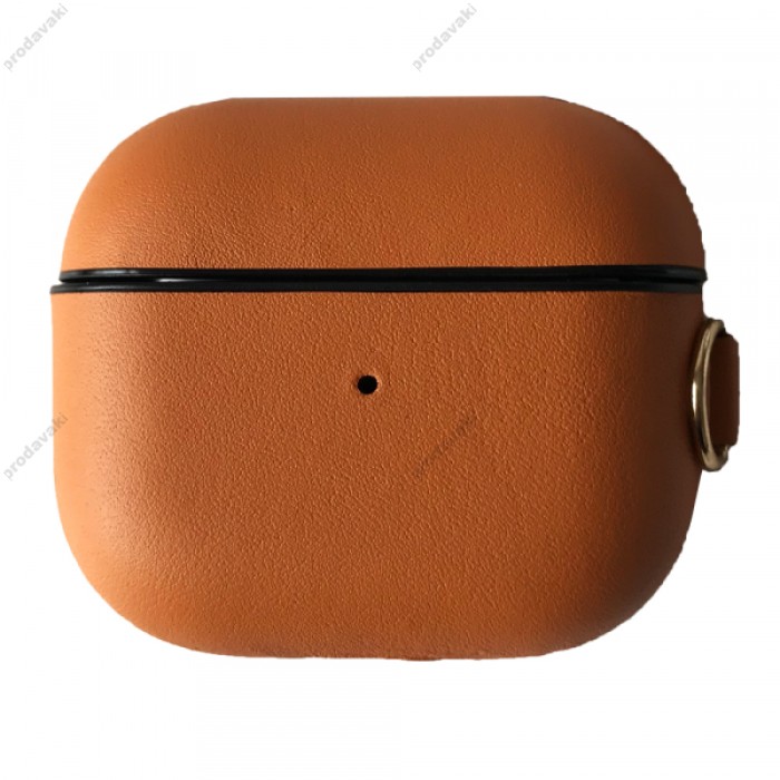 Чохол для AirPods 3 LEATHER CASE Golden brown