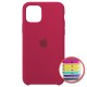 Чохол Silicone Case Full для iPhone 11 Pro Max rose red