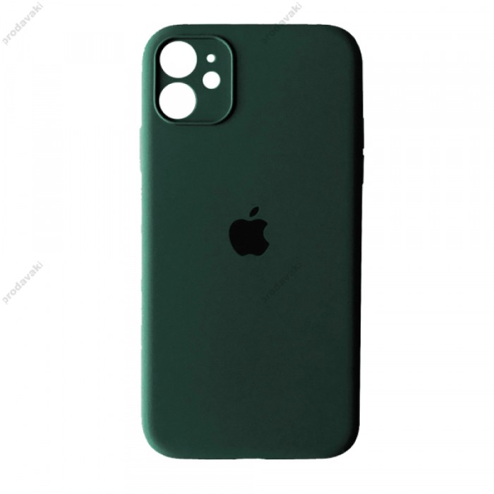 Чохол Silicone Case Full Camera для iPhone 12 mini cyprus green