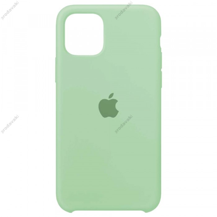 Чохол Silicone case для iPhone 11 Pro Max mint