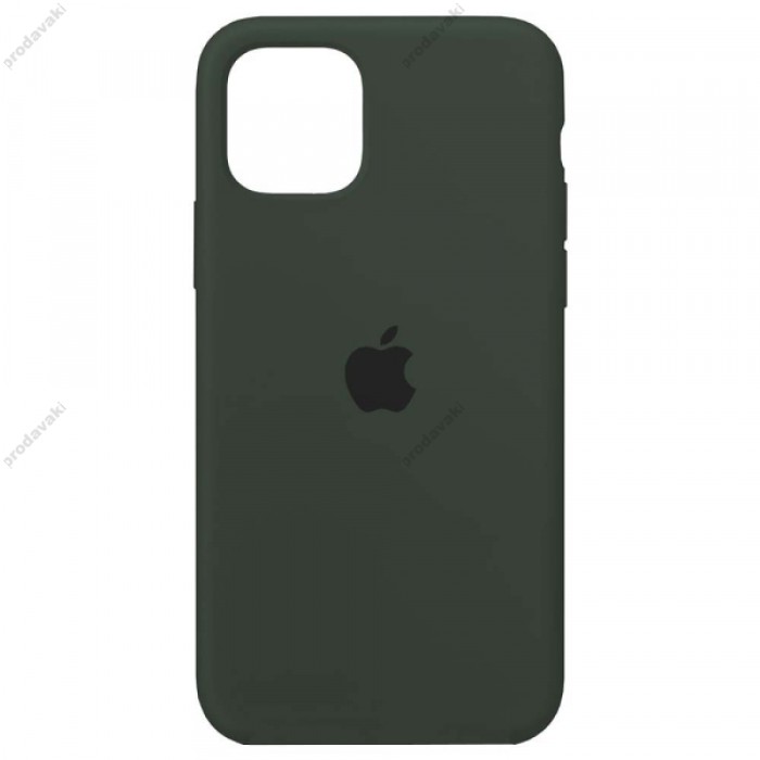 Чохол Silicone Case Full для iPhone 13 Pro Max forest green