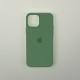 Чохол Silicone Case з MagSafe для iPhone 12 Pro Max Pistachio
