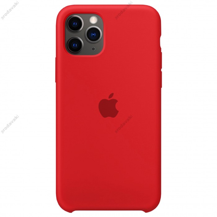 Чохол Silicone case для iPhone 11 Pro Max red