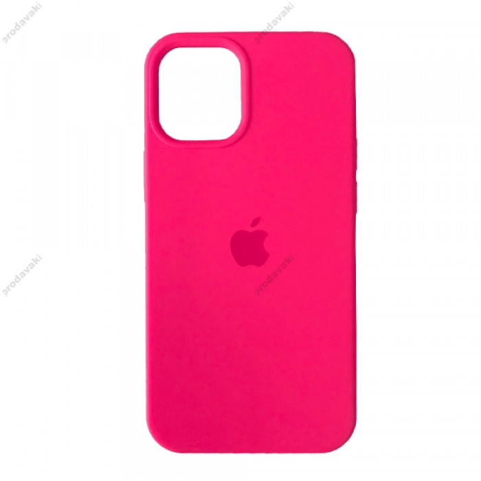 Чохол Silicone Case Full для iPhone 13 Pro Max hot pink