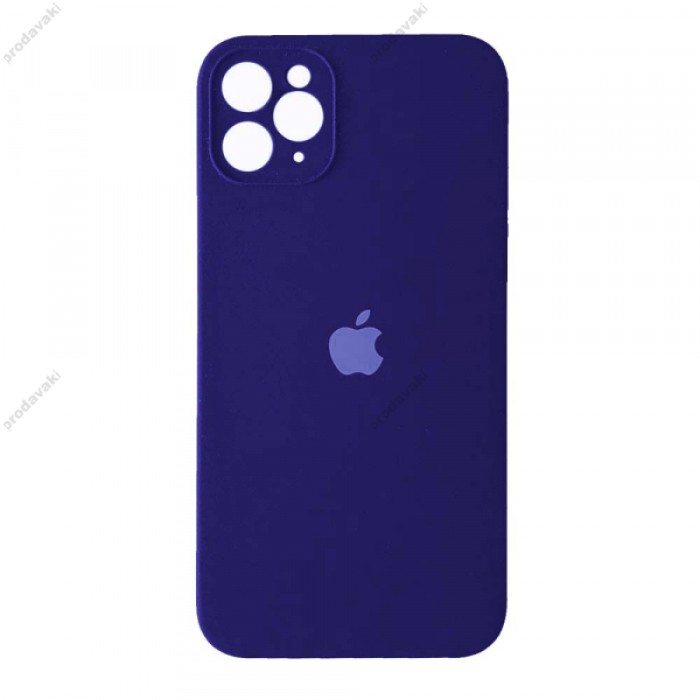 Чохол Silicone Case Full Camera Square side для iPhone 11 Pro Ultra violet
