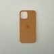 Чохол Silicone Case з MagSafe для iPhone 12/12 Pro Cantaloupe