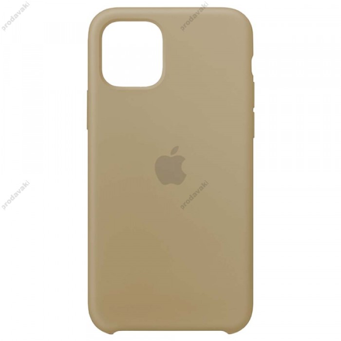 Чохол Silicone case для iPhone 11 Pro Max dark olive