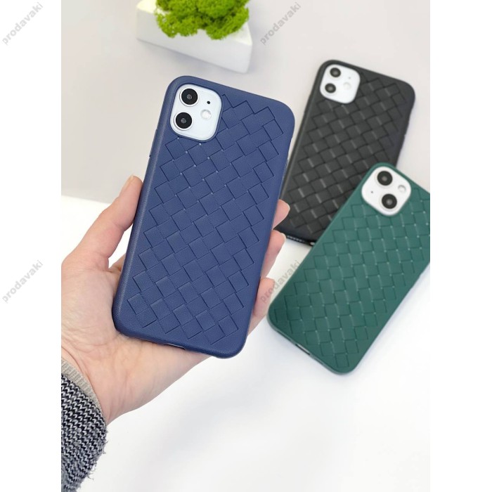 Чохол для iPhone 12 Pro Max Weaving case Синій