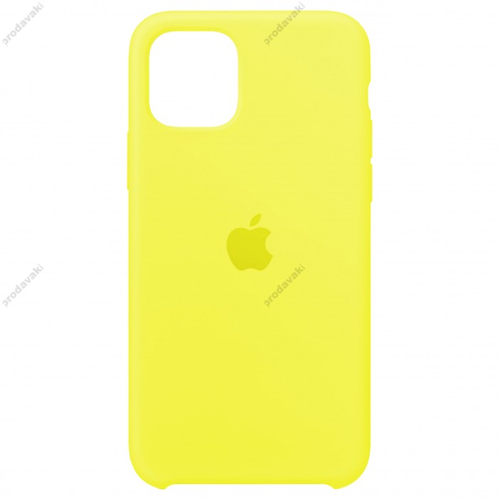 Чохол Silicone case для iPhone 11 Pro Max New Yellow