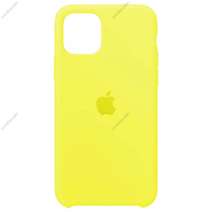 Чохол Silicone case для iPhone 11 Pro Max New Yellow