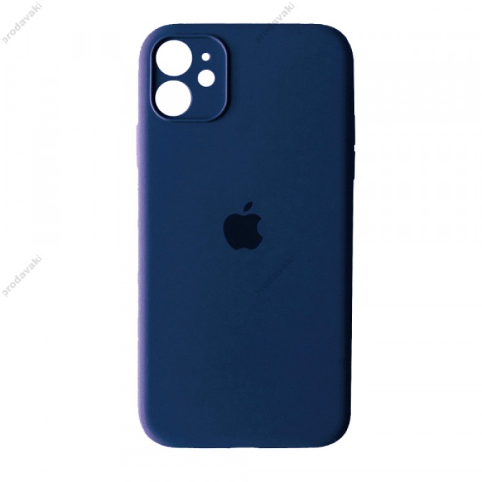 Чохол Silicone Case Full Camera для iPhone 12 mini deep navy