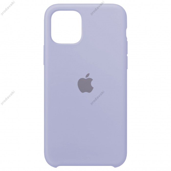 Чохол Silicone case для iPhone 11 Pro Max lilac cream