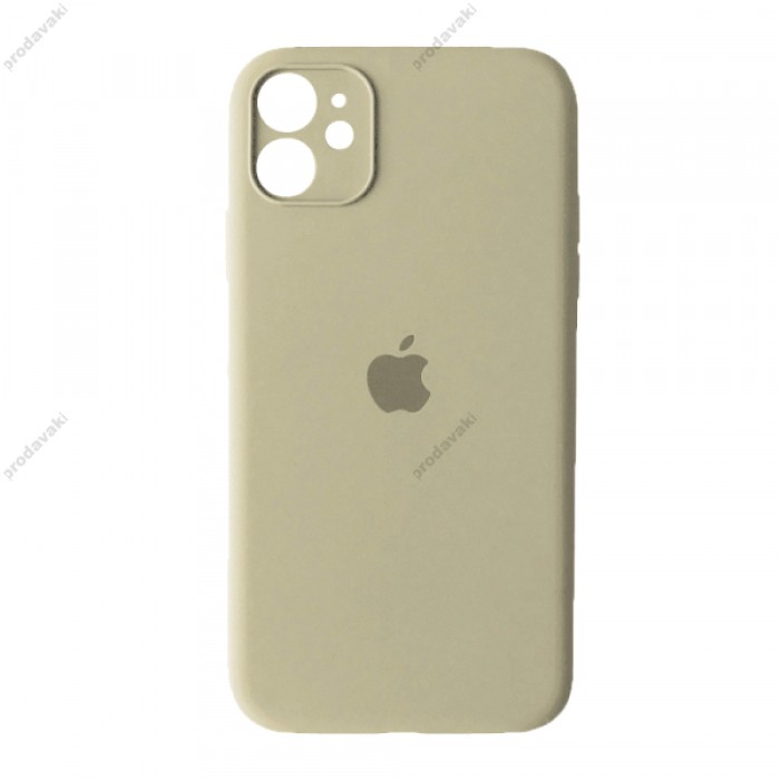 Чохол Silicone Case Full Camera для iPhone 12 mini antique white