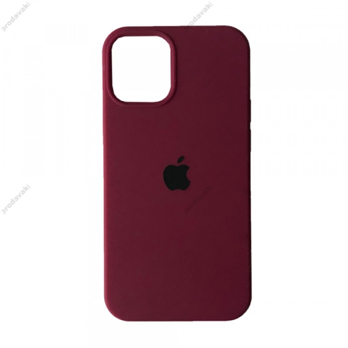 Чохол Silicone Case Full для iPhone 13 Pro Max marsala